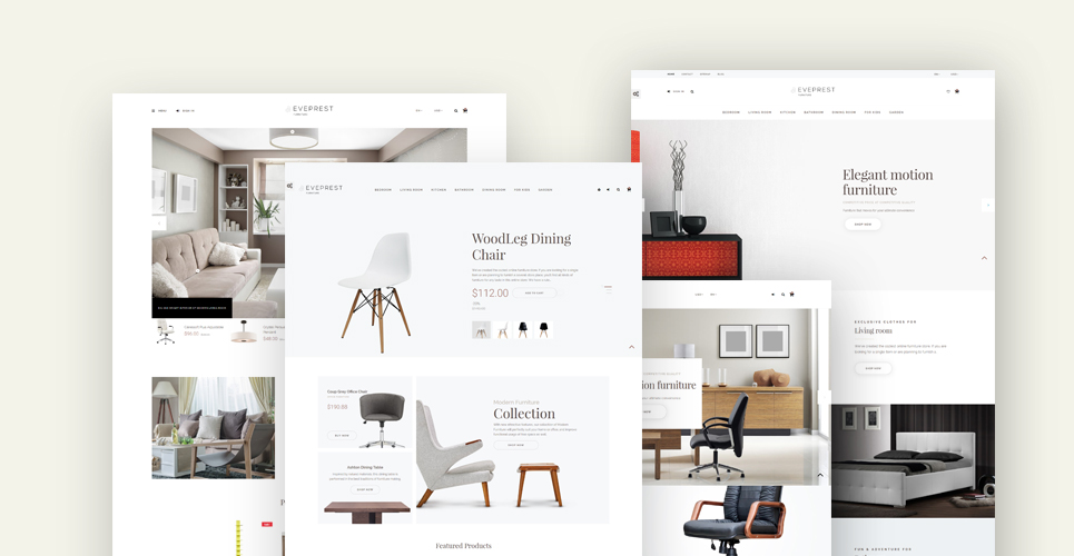 мебельный магазин prestashop тема