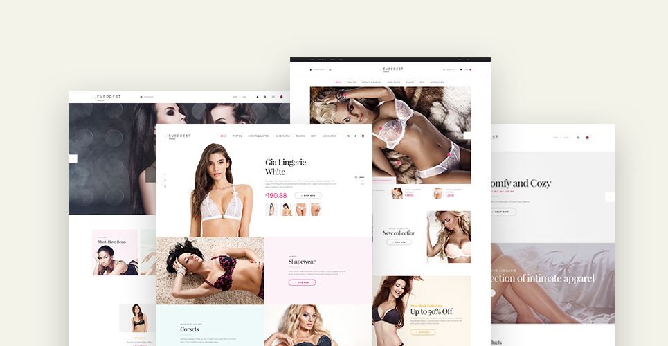 нижнее белье prestashop тема
