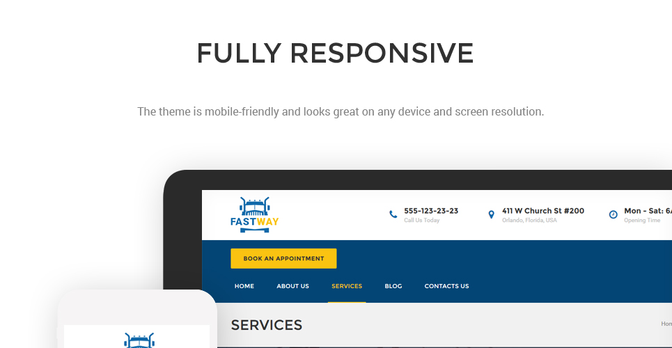 транспортная компания адаптивная тема wordpress