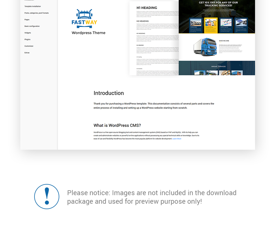 транспортная компания адаптивная тема wordpress