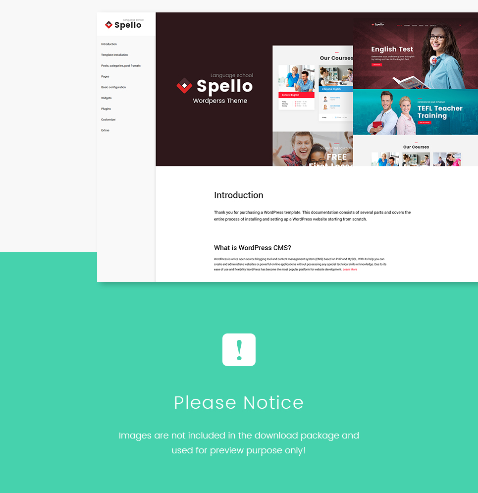 языковая школа wordpress тема