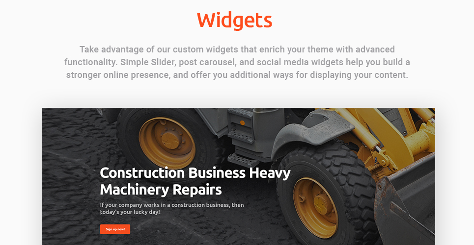 промышленная и инженерная тема wordpress