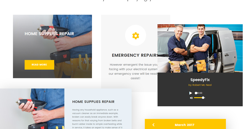 handyman services wordpress тема