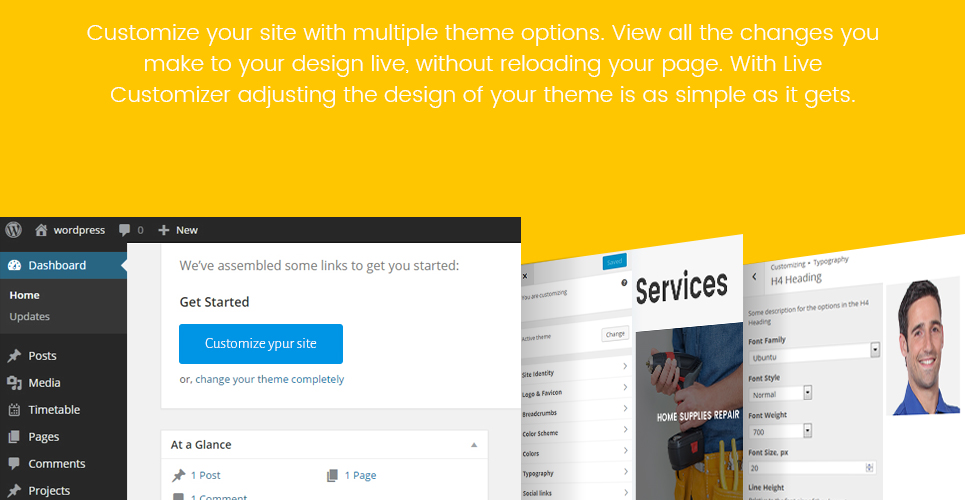 handyman services wordpress тема