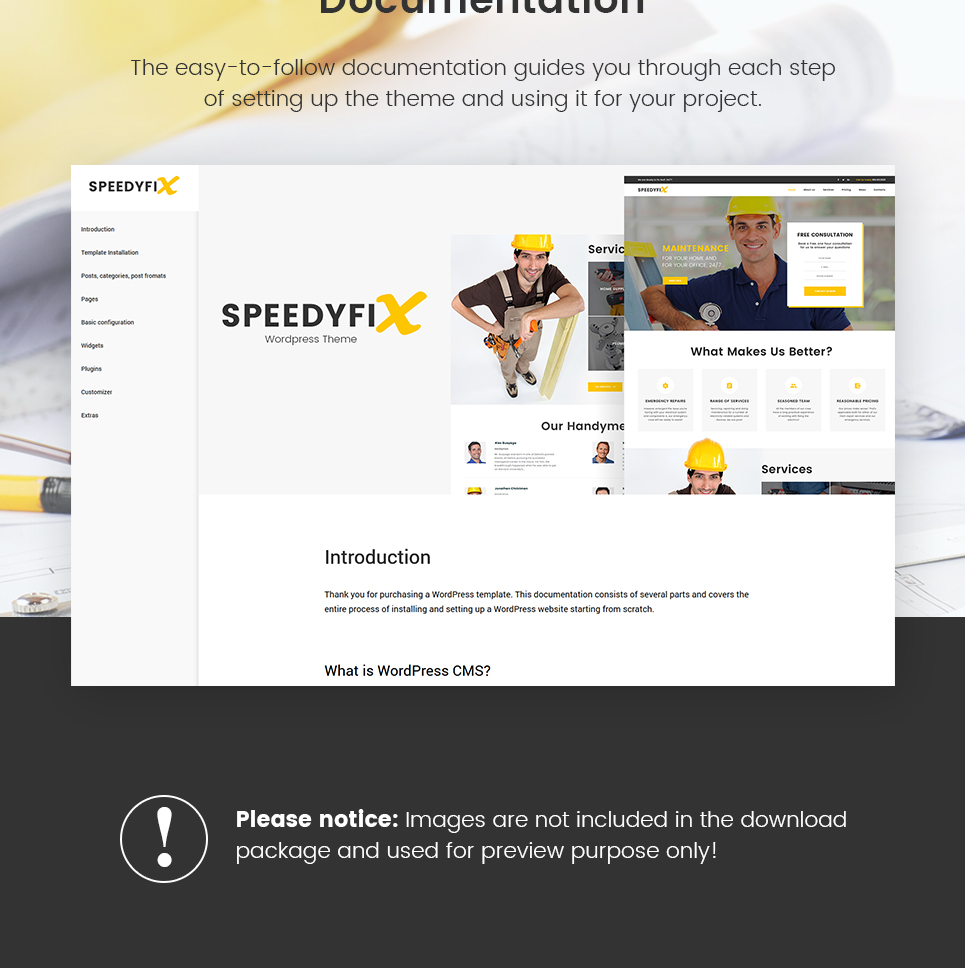 handyman services wordpress тема