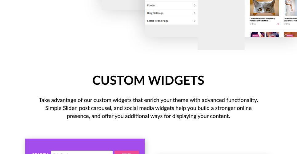 новости журнал отзывчивая тема wordpress
