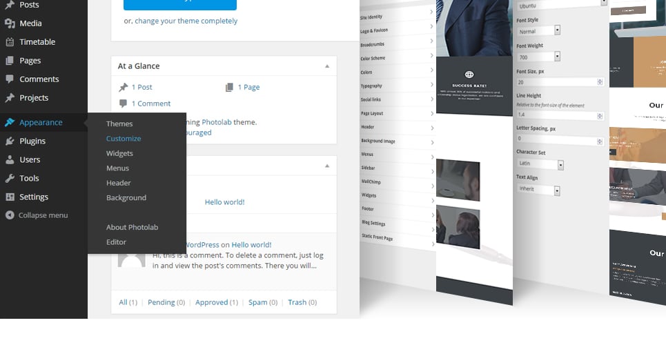 иммиграционный юрист wordpress тема
