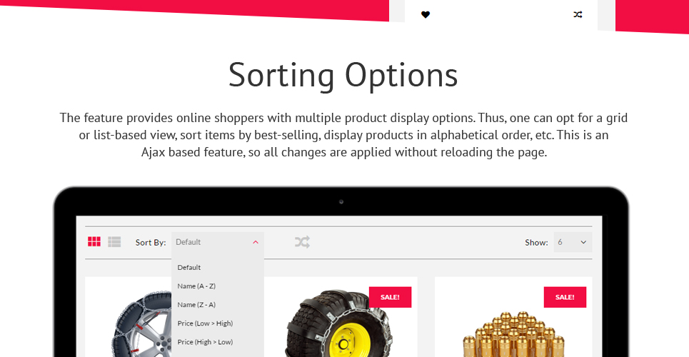 колеса и шины шаблон opencart