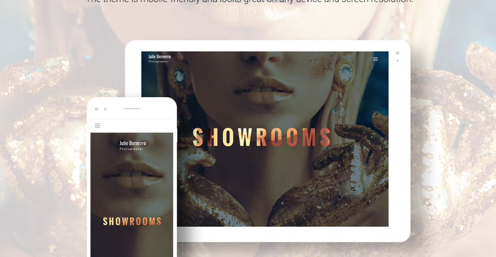 photographer portfolio адаптивная тема wordpress