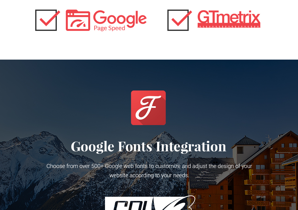 современный отель и курорт wordpress тема