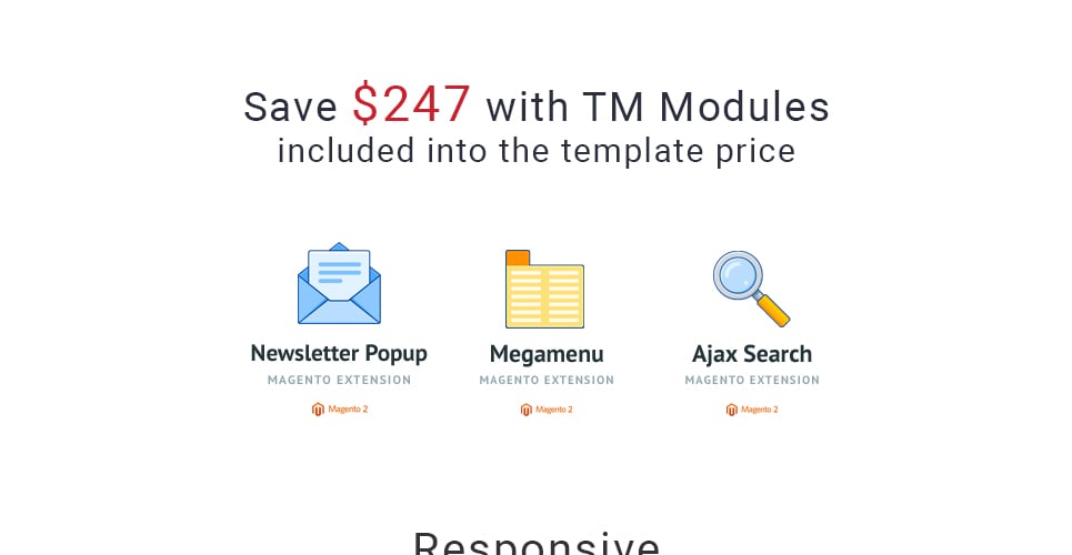 доставка еды на вынос magento theme