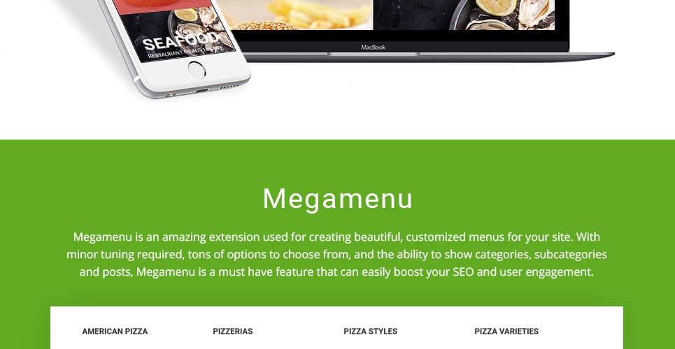 доставка еды на вынос magento theme