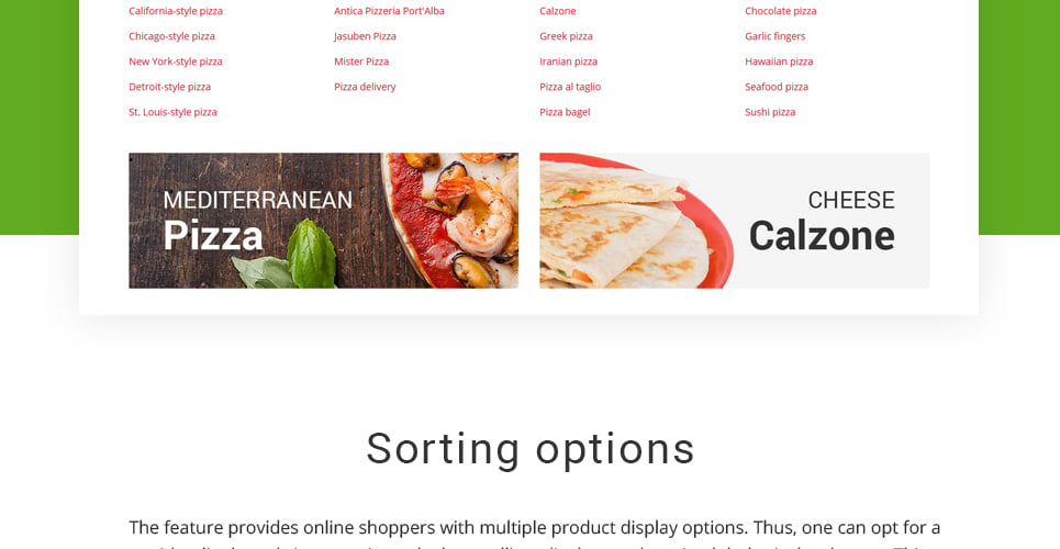 доставка еды на вынос magento theme