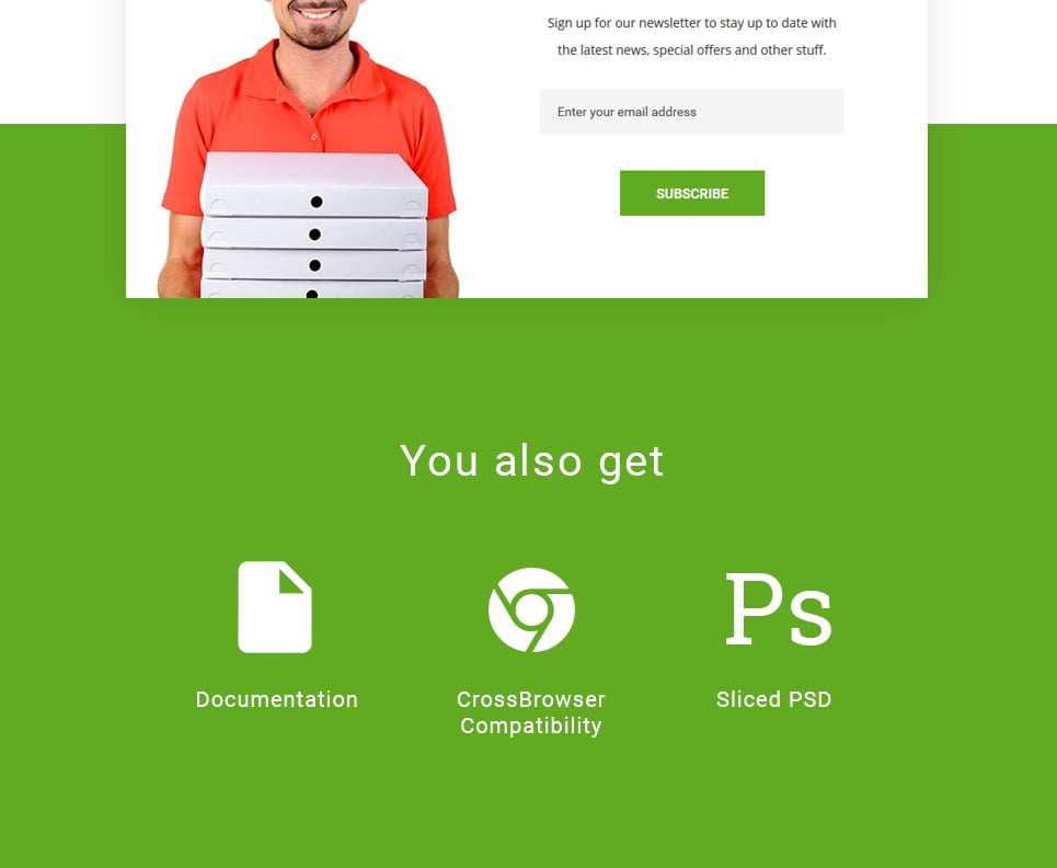 доставка еды на вынос magento theme