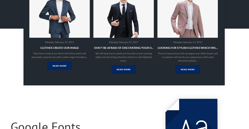 мужская мода shopify тема