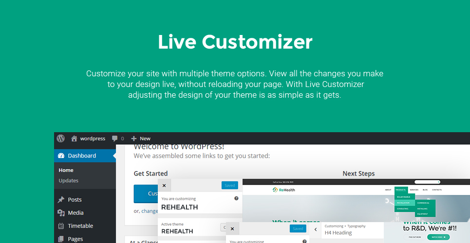 medical & drug store wordpress тема