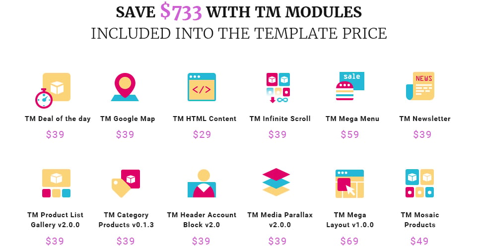 мобильные телефоны и аксессуары prestashop тема