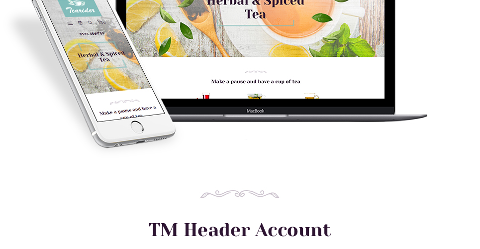 травяной и пряный чай отзывчивая тема prestashop