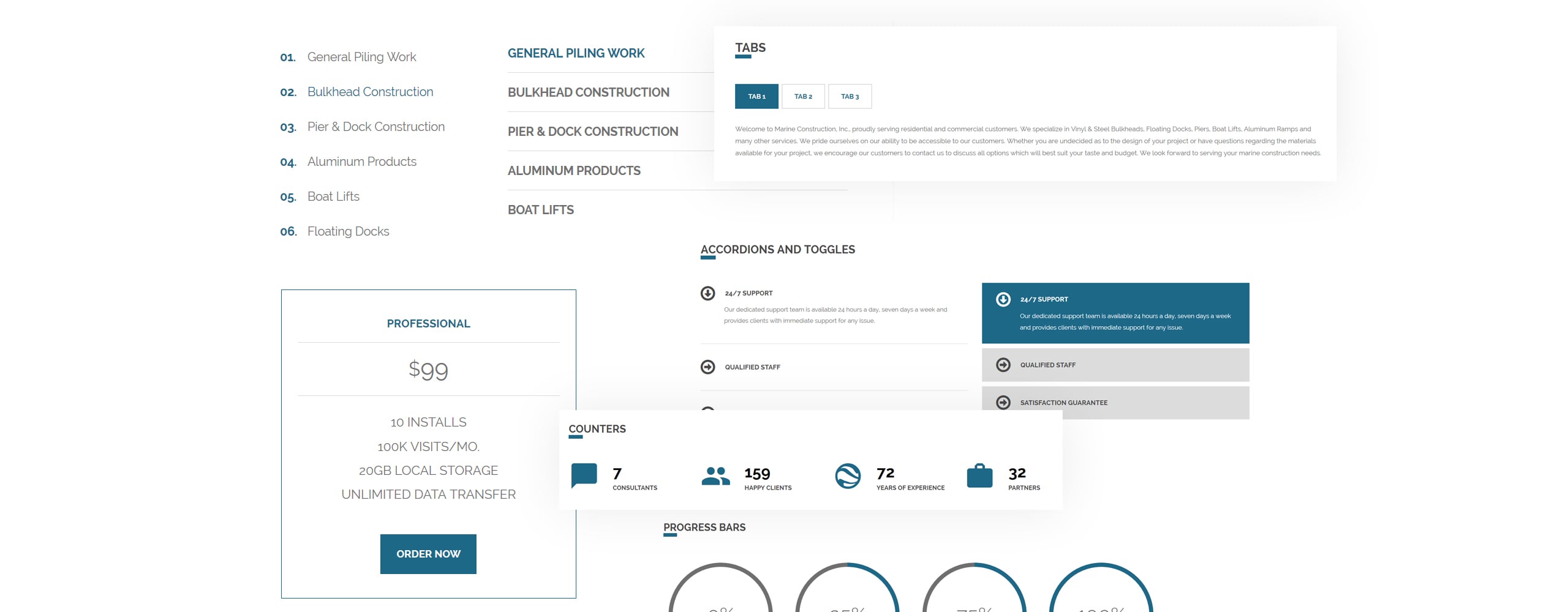 морской адаптивный шаблон joomla