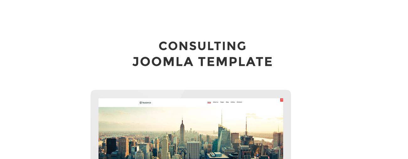 консультационный отзывчивый шаблон joomla
