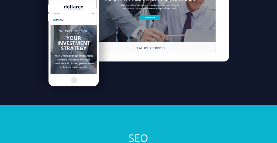 инвестиционная компания и финансы wordpress тема