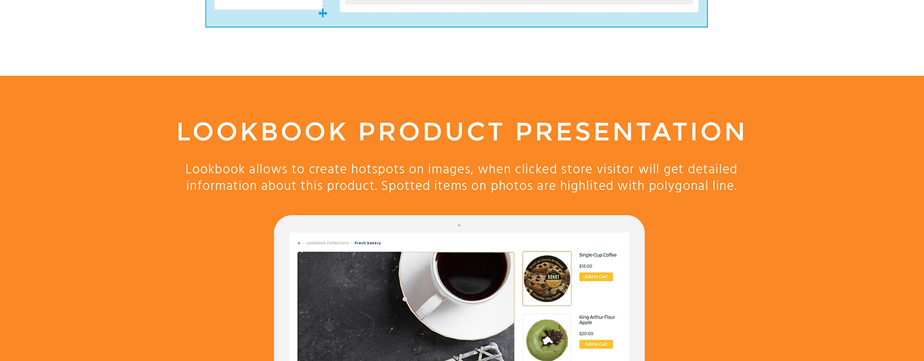food отзывчивый шаблон opencart