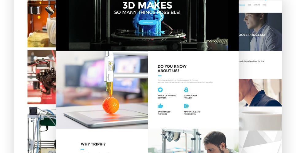 3d услуги печати wordpress тема