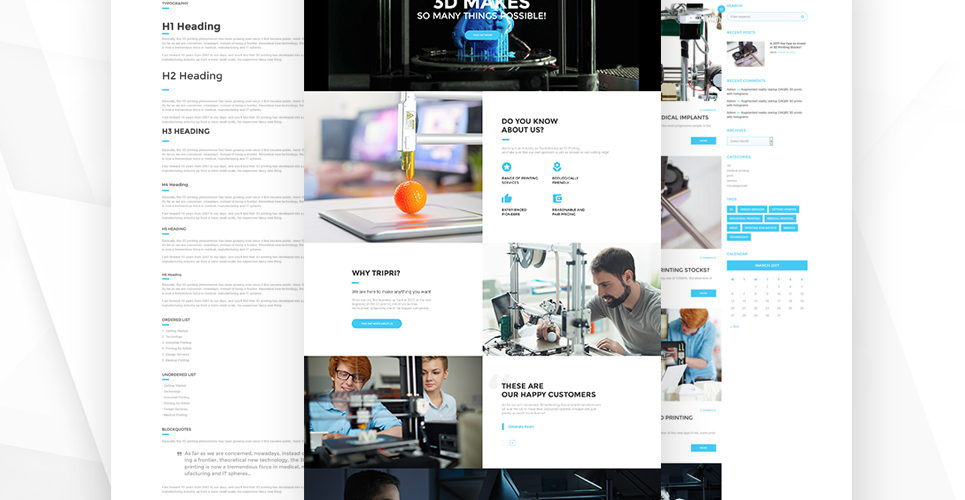 3d услуги печати wordpress тема