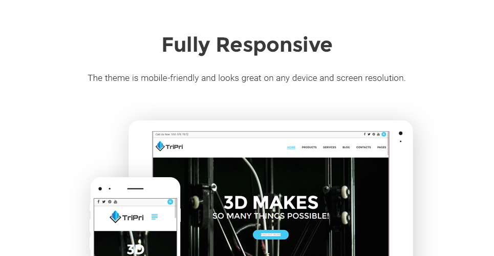 3d услуги печати wordpress тема