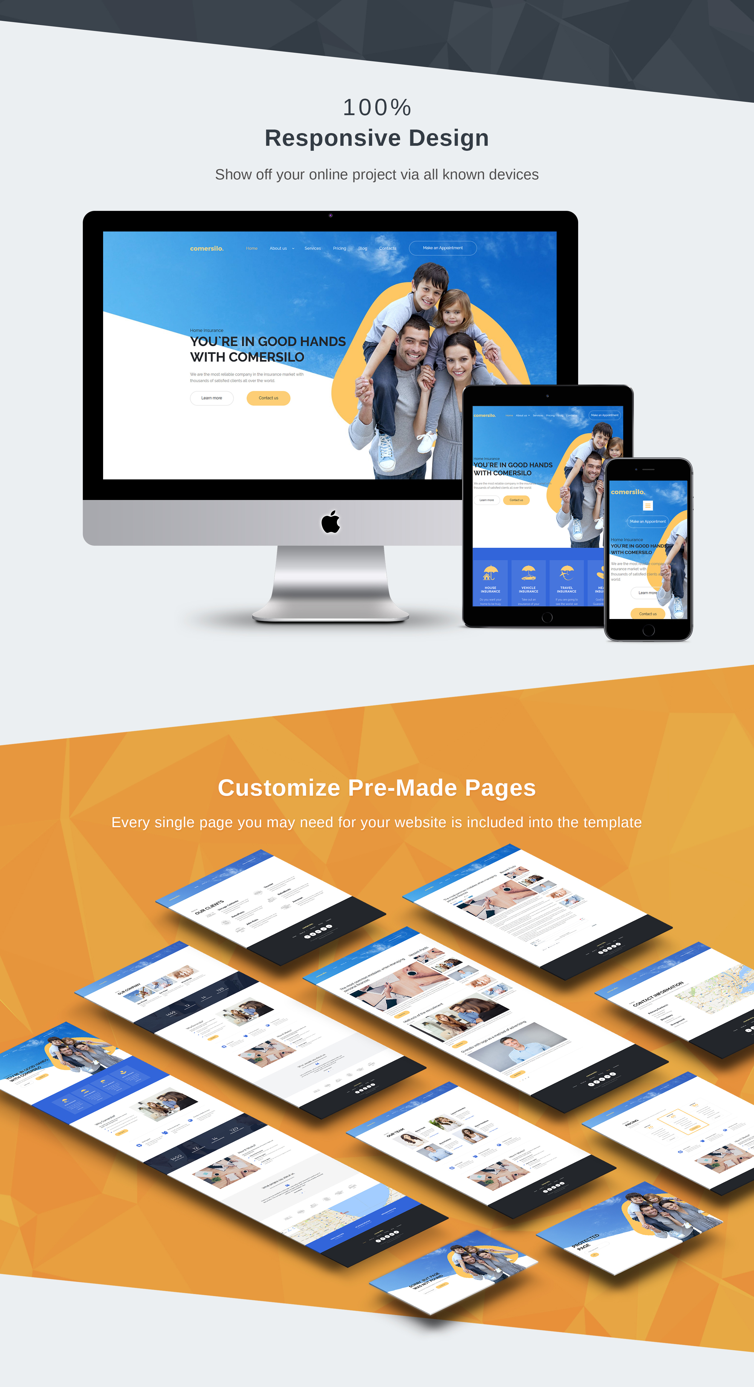шаблон comersilo moto cms 3