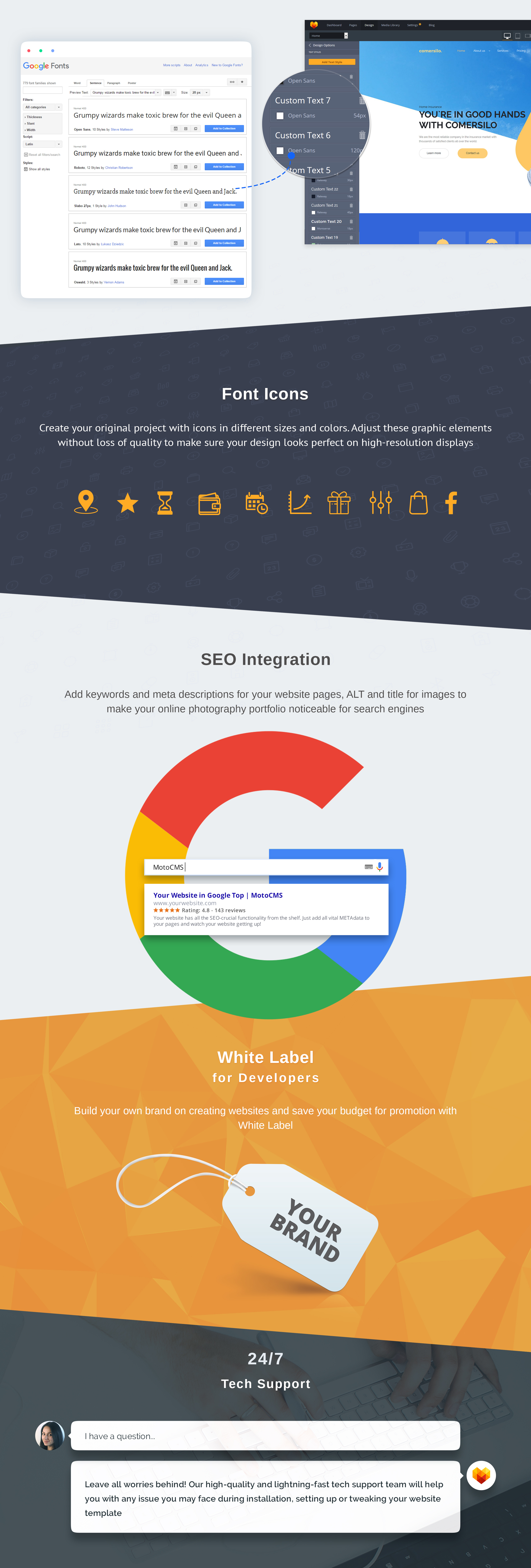 шаблон comersilo moto cms 3