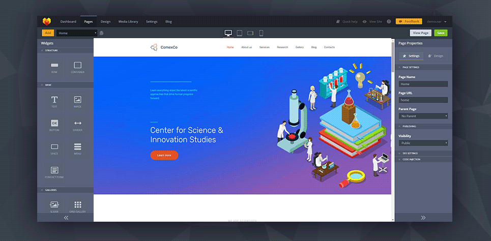 шаблон comex co moto cms 3