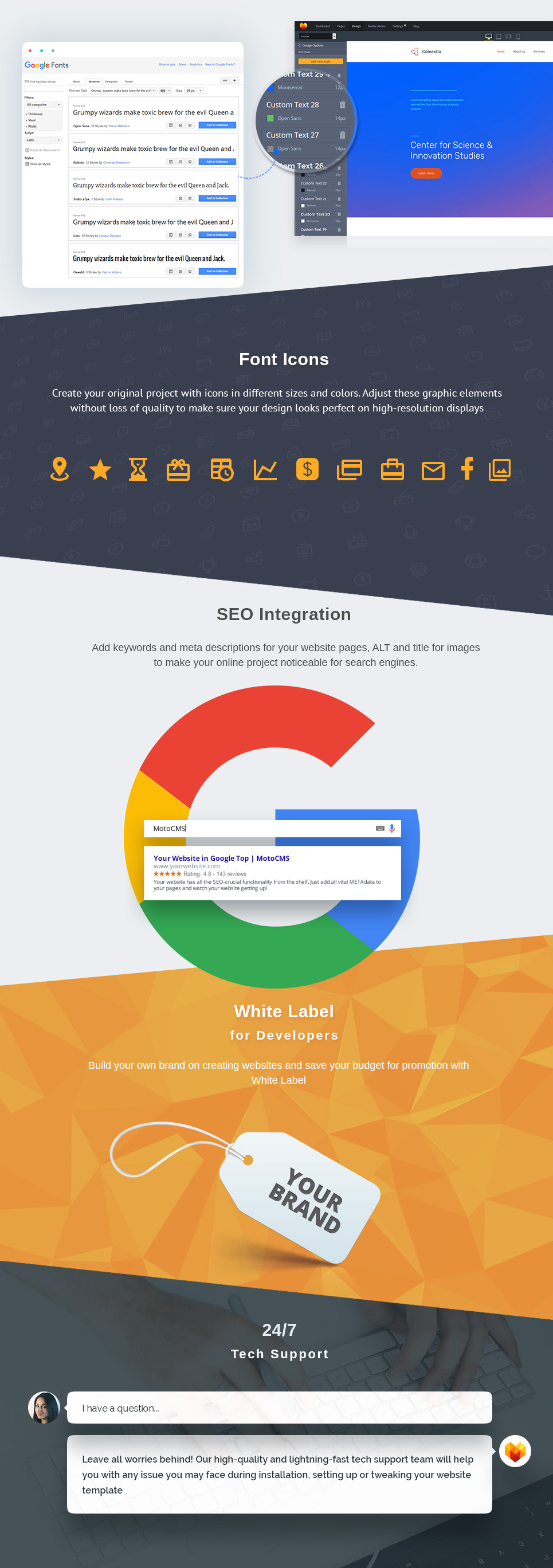 шаблон comex co moto cms 3