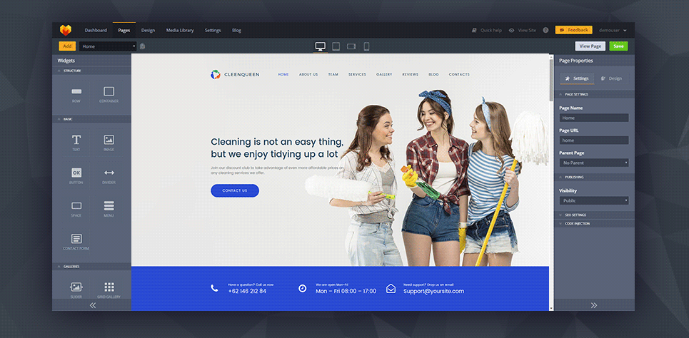 премиум шаблон moto cms 3