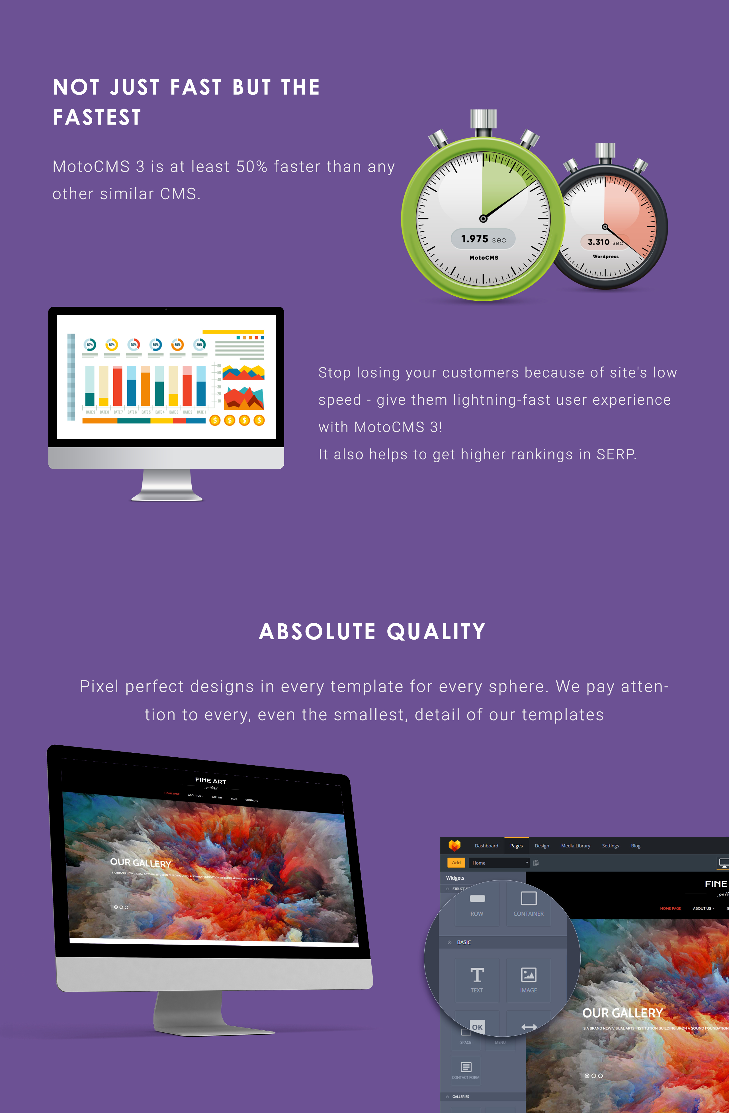 шаблон art gallery moto cms 3