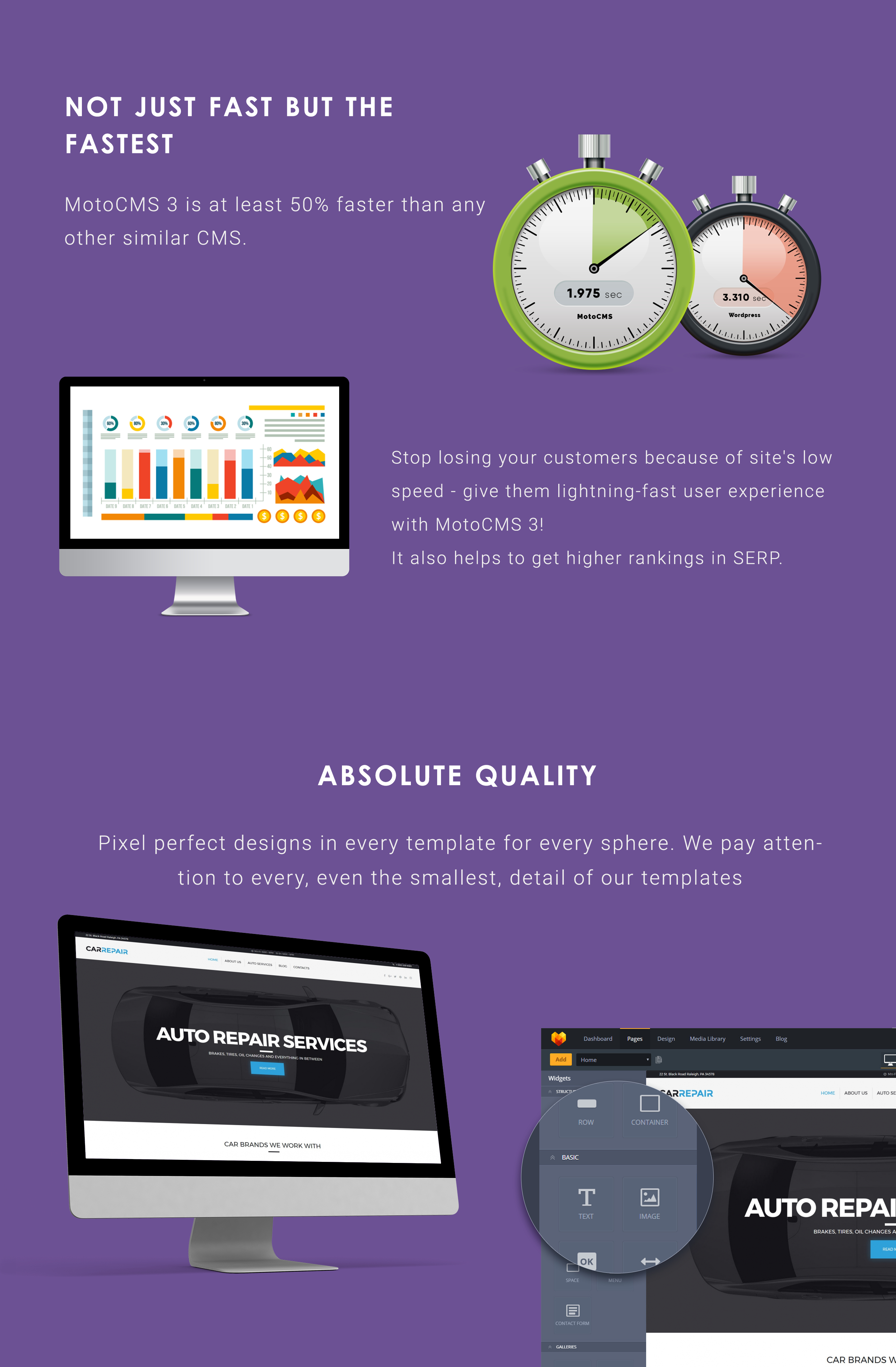 шаблон auto repair moto cms 3