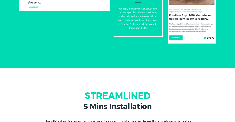 архитектурная фирма отзывчивая тема wordpress