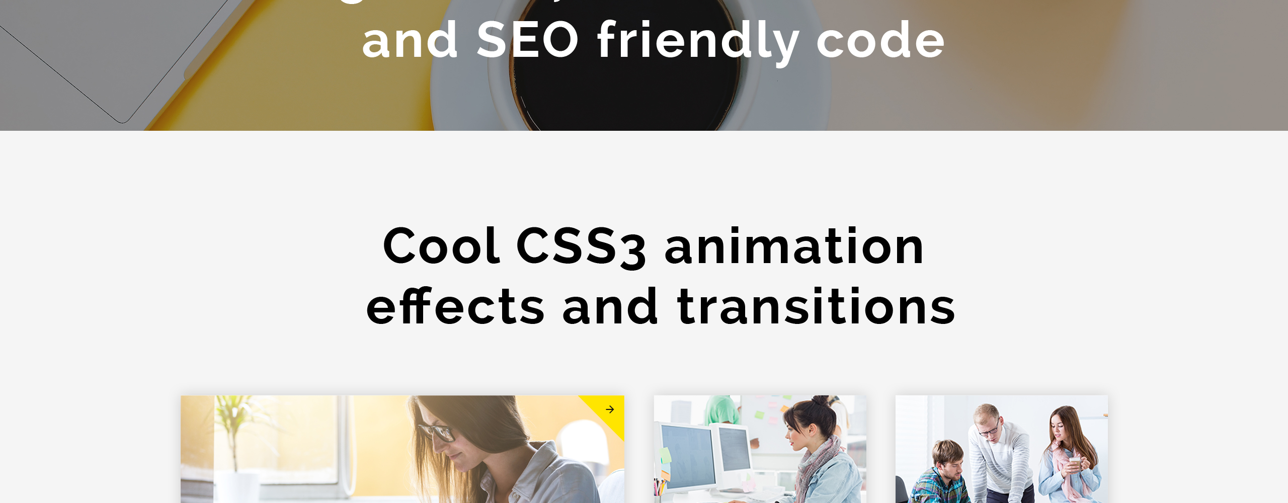 рекламное агентство html шаблон сайта