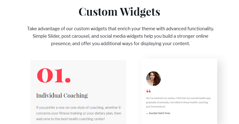 тема wordpress health coach