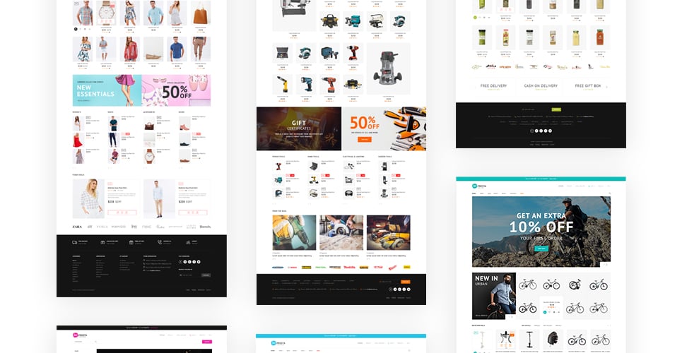 многоцелевая тема prestashop