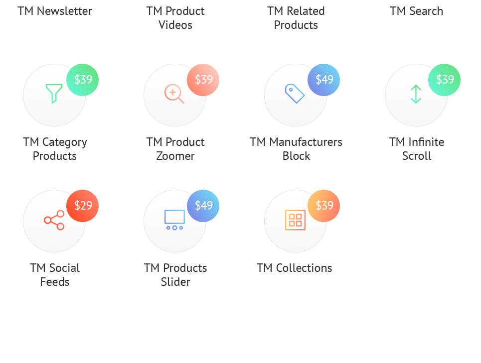 многоцелевая тема prestashop