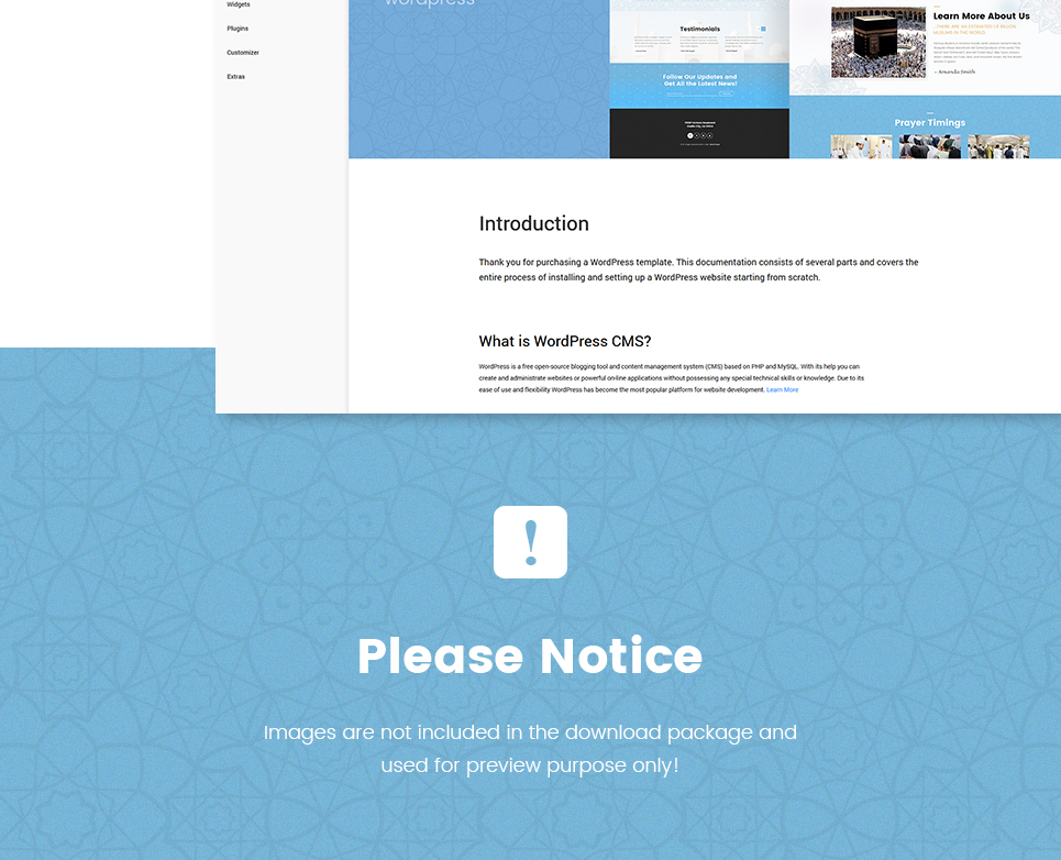тема wordpress исламский центр
