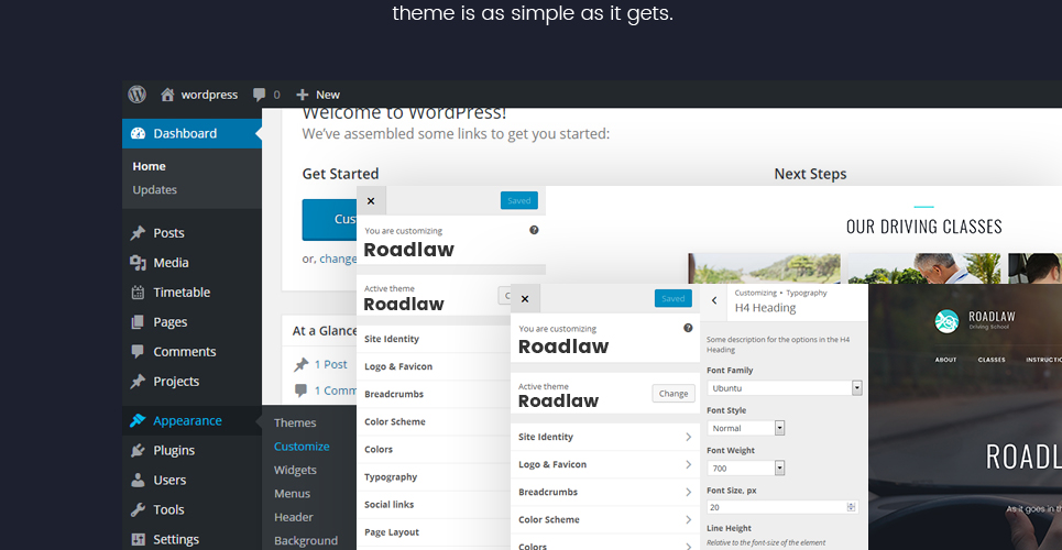 отзывчивая тема wordpress для автошколы