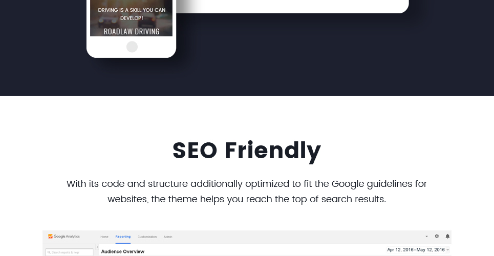 отзывчивая тема wordpress для автошколы