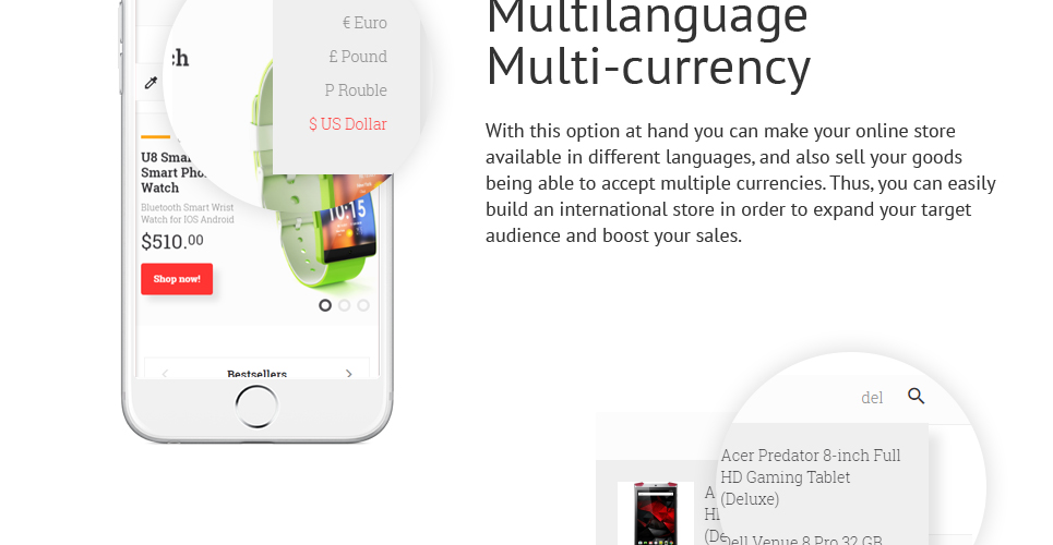 отзывчивый шаблон opencart для магазина электроники