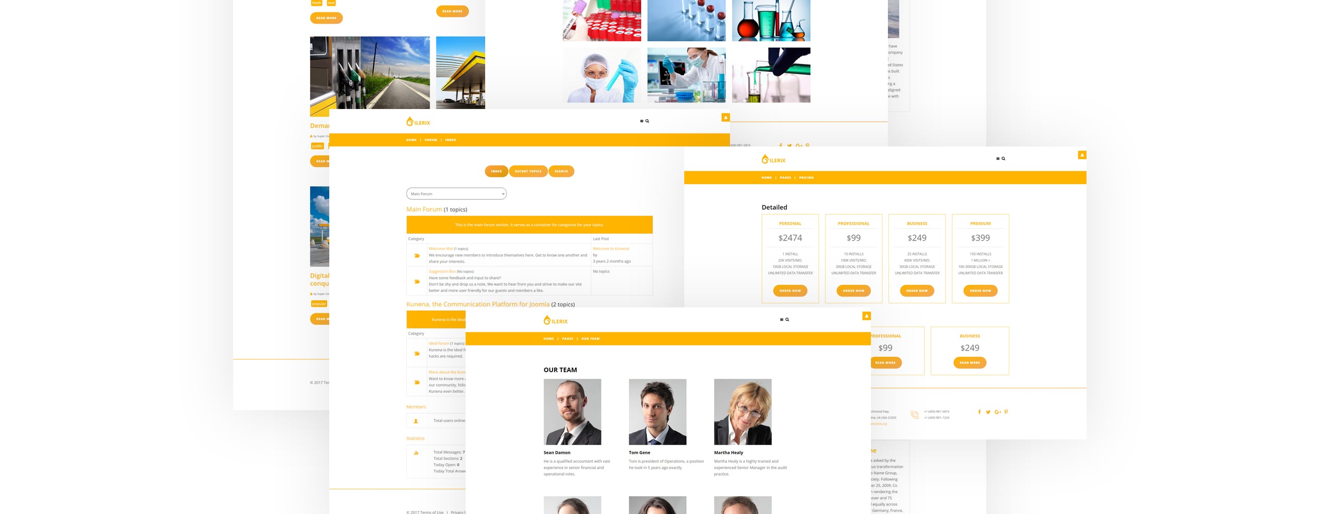 gas &amp; oil отзывчивый шаблон joomla