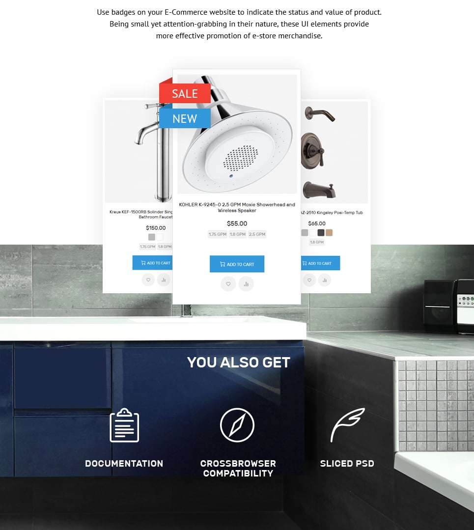 сантехнические принадлежности magento theme