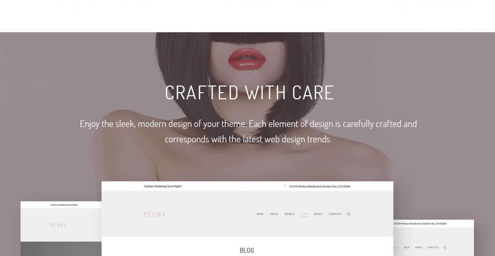 fashion Modeling agency wordpress тема