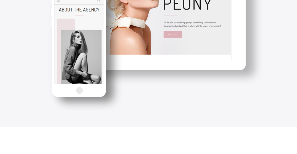 fashion Modeling agency wordpress тема