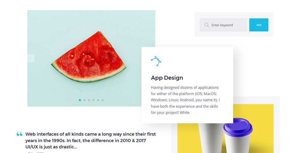 дизайнер портфолио wordpress тема